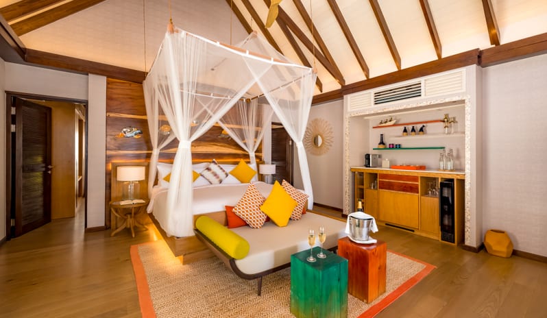 OZEN LIFE MAADHOO, Earth Villa Bedroom Bed